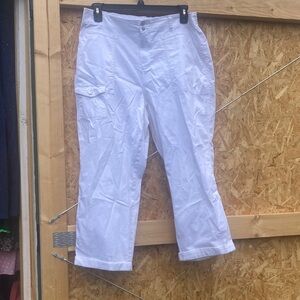 Time and Tru White Cargo Pants